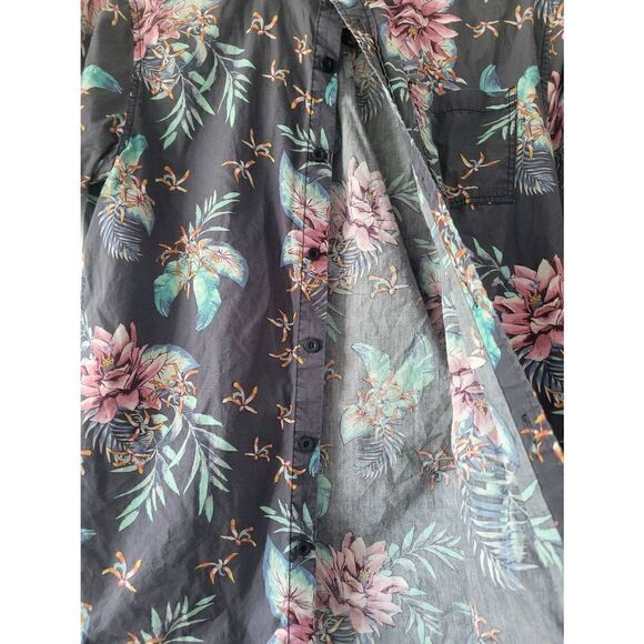 PacSun Mens Tropical Hawaiian Button Down Shirt Size Medium - Picture 2 of 6